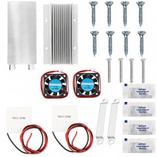 12V Thermoelectric Peltier Semiconductor Refrigeration Water Cooling System Fan Kits