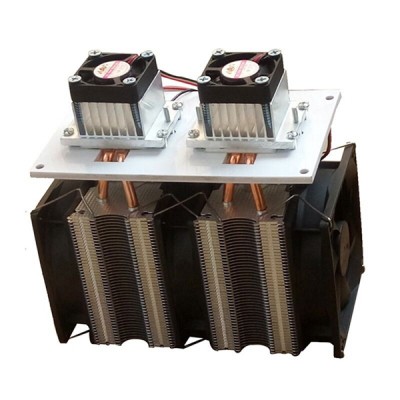Enhanced Version 12V 12A 144W DIY Double Head Electronic Semiconductor Refrigerator Radiator Cooling Equipment Refrigeration Side Can Be Frozen